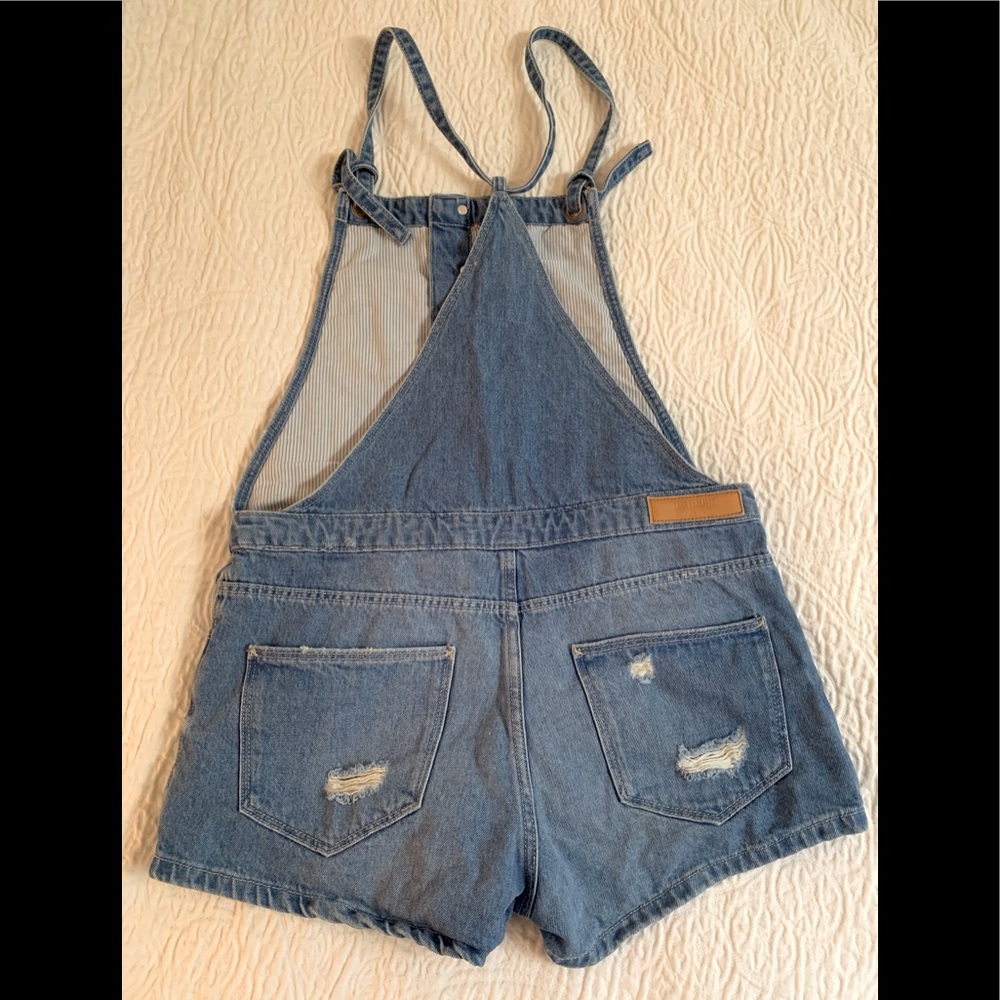 ZARA Denim Romper - Picture 2 of 3